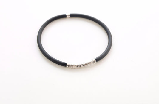 Black elegance silver tube - ByMirelae