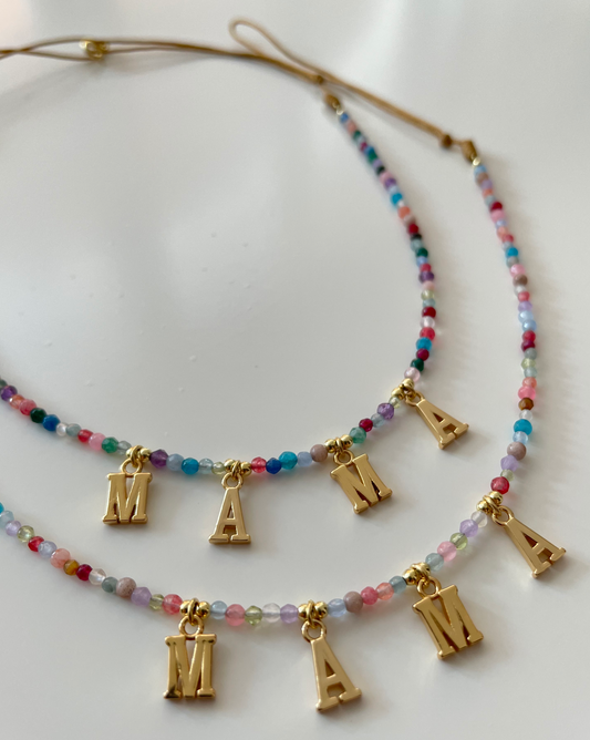Mama mineral necklace