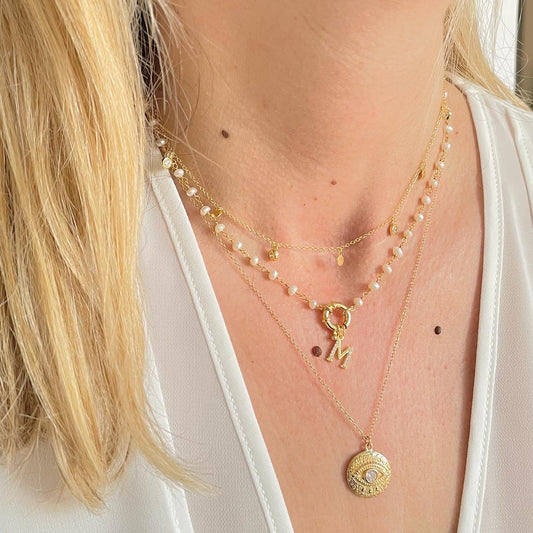 Small circles and zirconia gold - ByMirelae