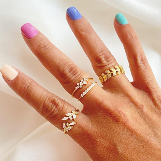 Line zirconia gold - ByMirelae