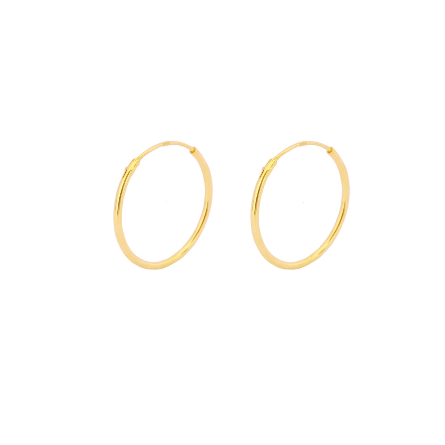 18 mm hoop gold - ByMirelae
