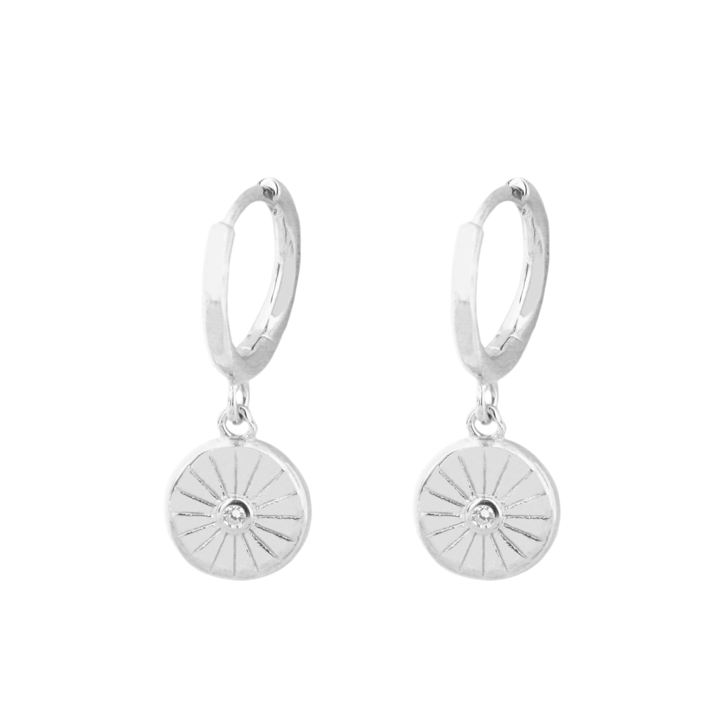 Sun hoop silver - ByMirelae