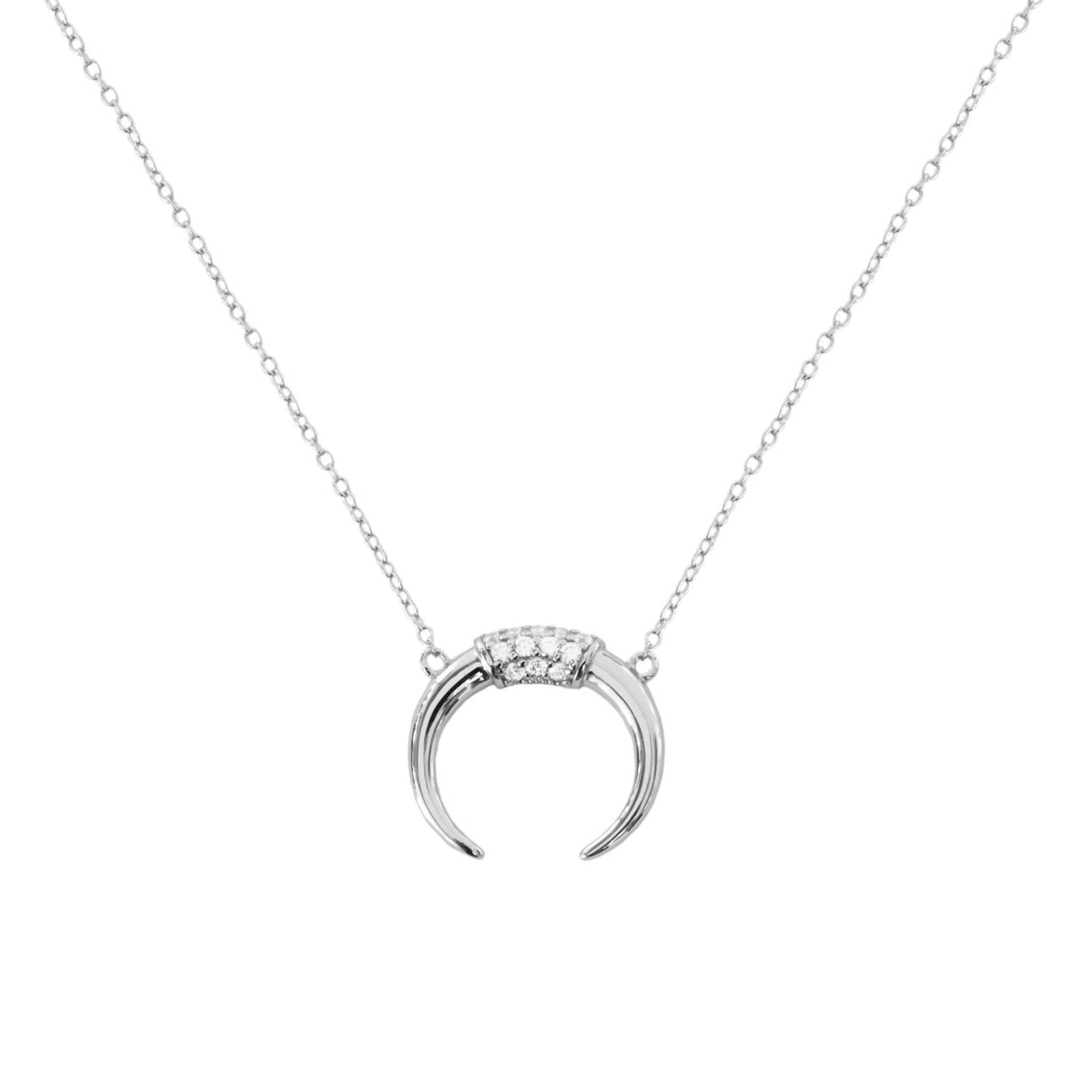 Zirconia moon silver - ByMirelae