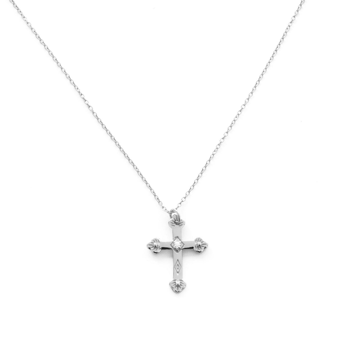 One zirconia cross silver - ByMirelae