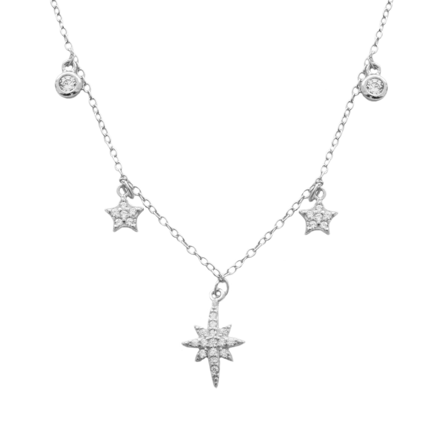 Zirconia polar star silver - ByMirelae