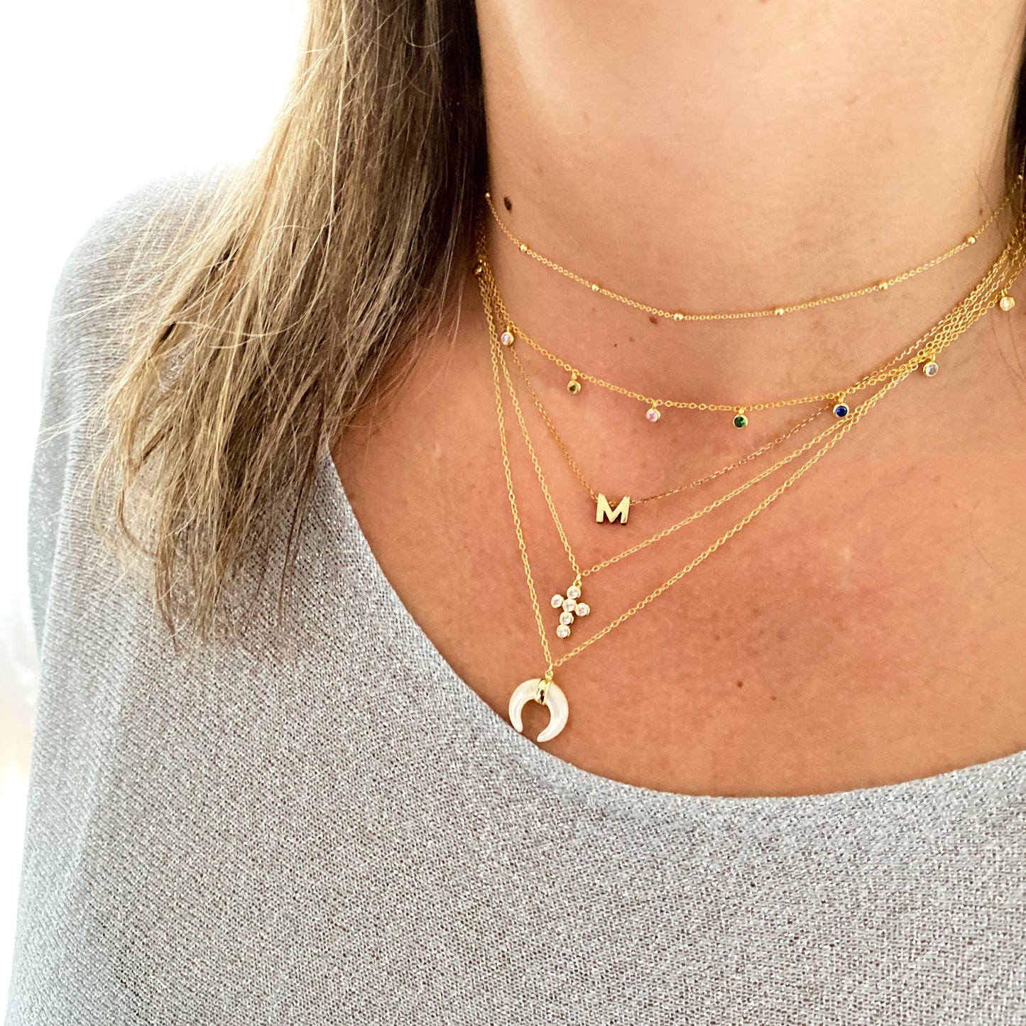 Medium nacar moon gold - ByMirelae