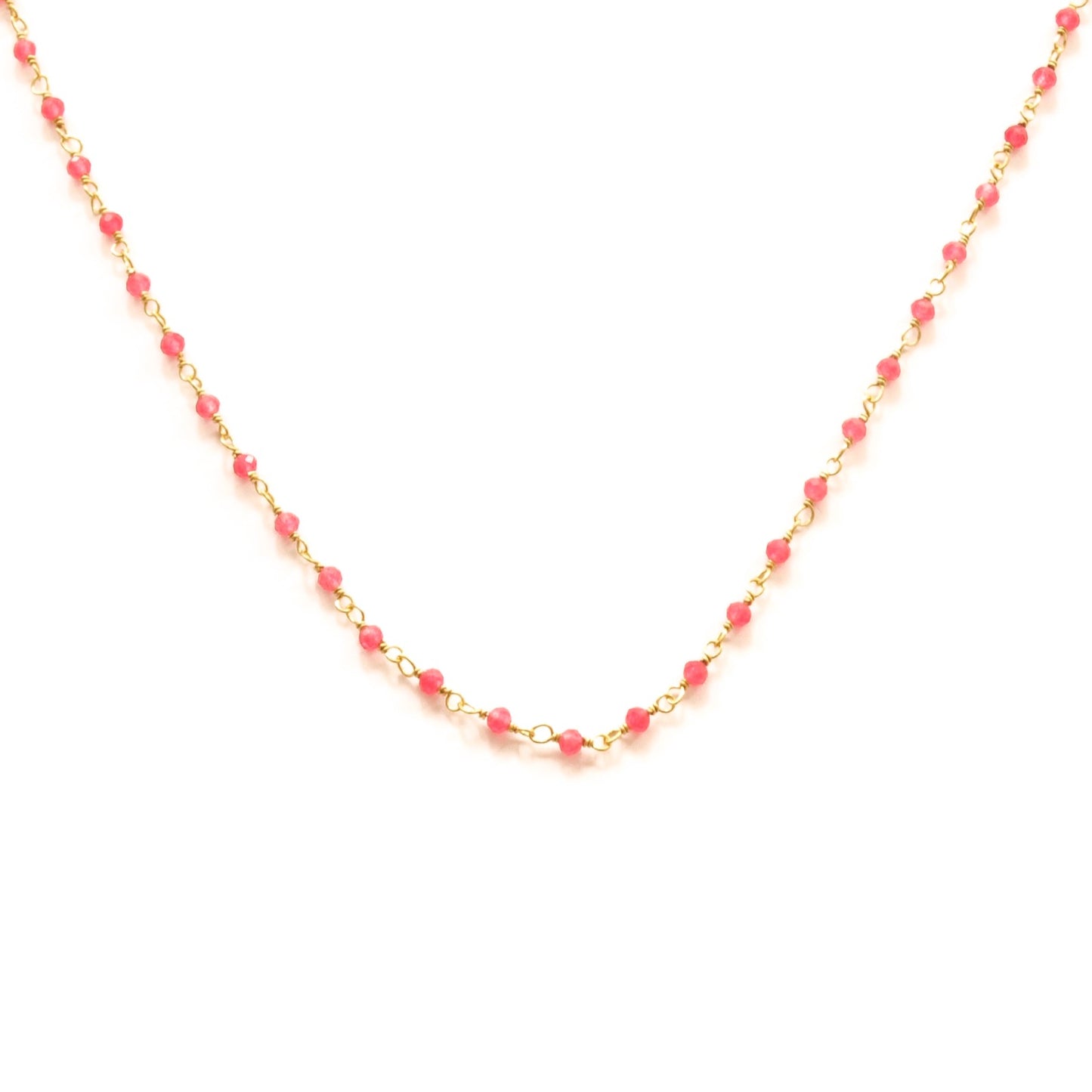 Jade rosa oscuro gold - ByMirelae