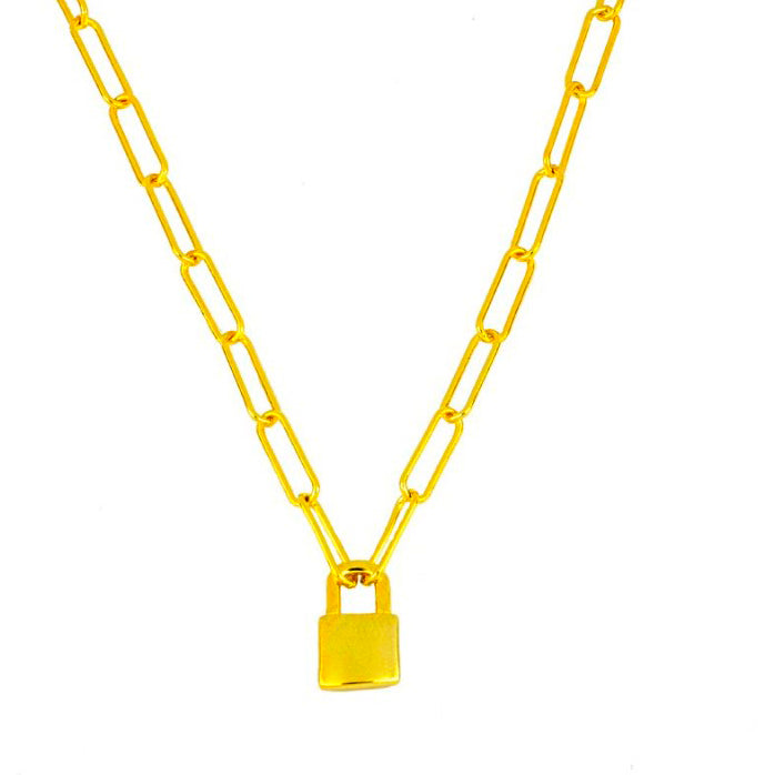 Lock chain gold