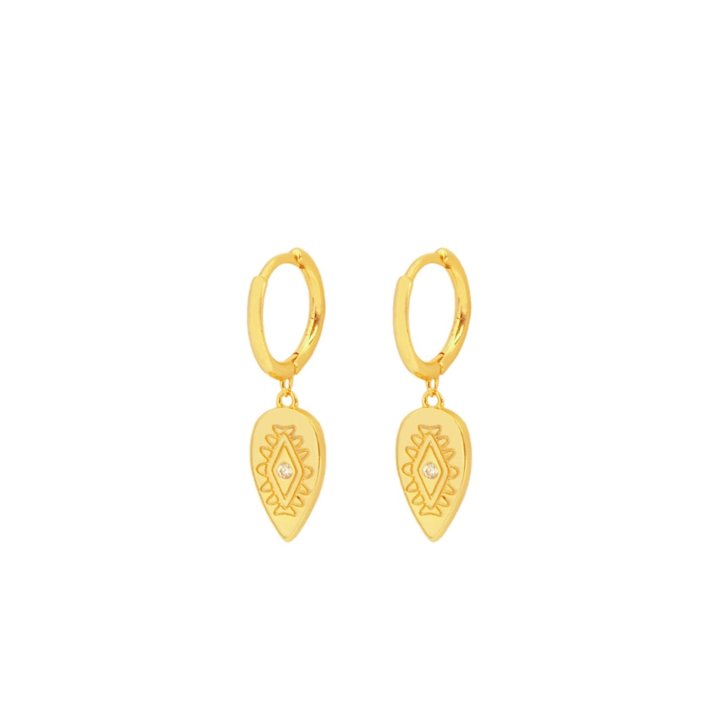 Eye tear hoop gold - ByMirelae