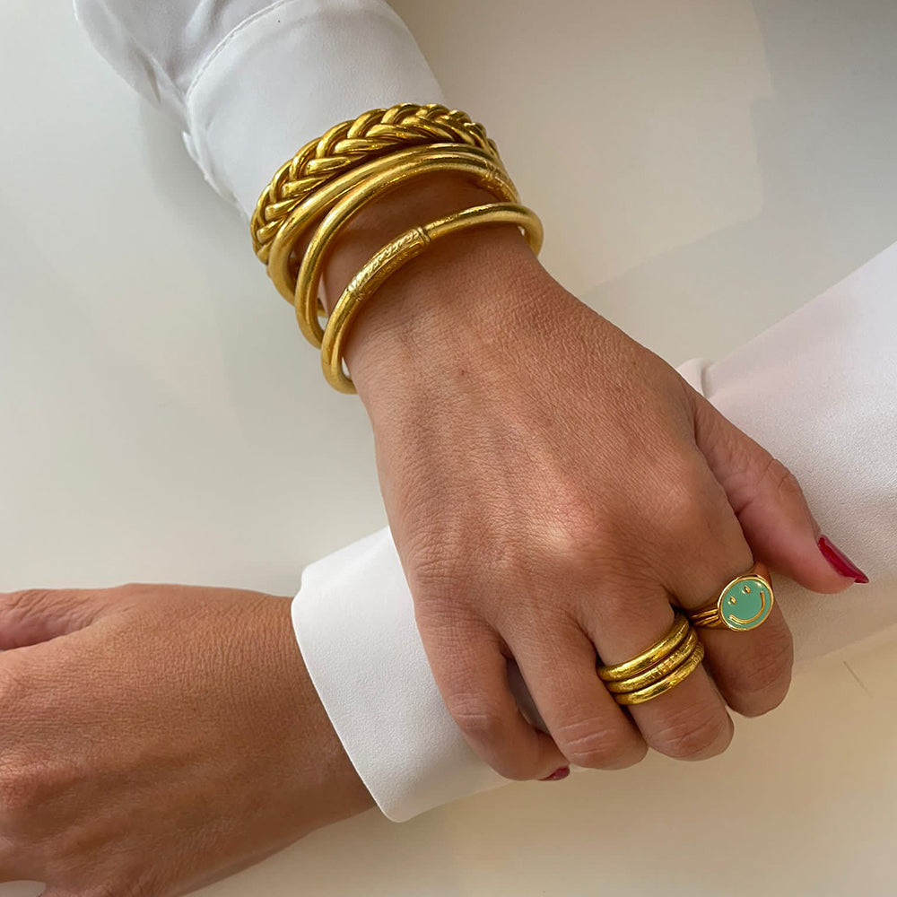 Anillo Pan de Oro dorado