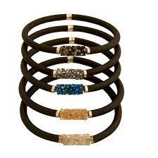 Black elegance swarovski tube