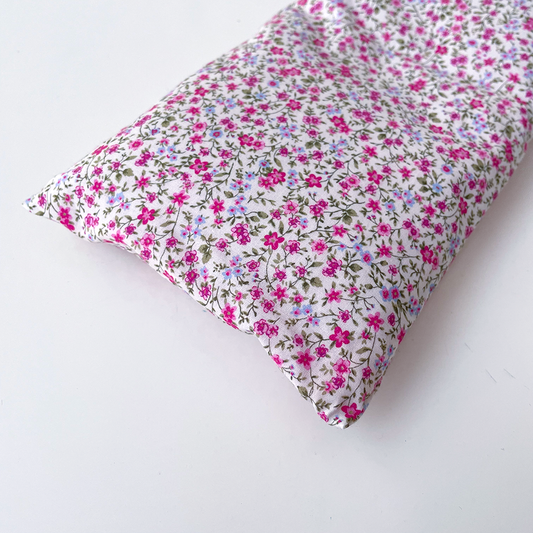 Saco térmico semillas floral rosa