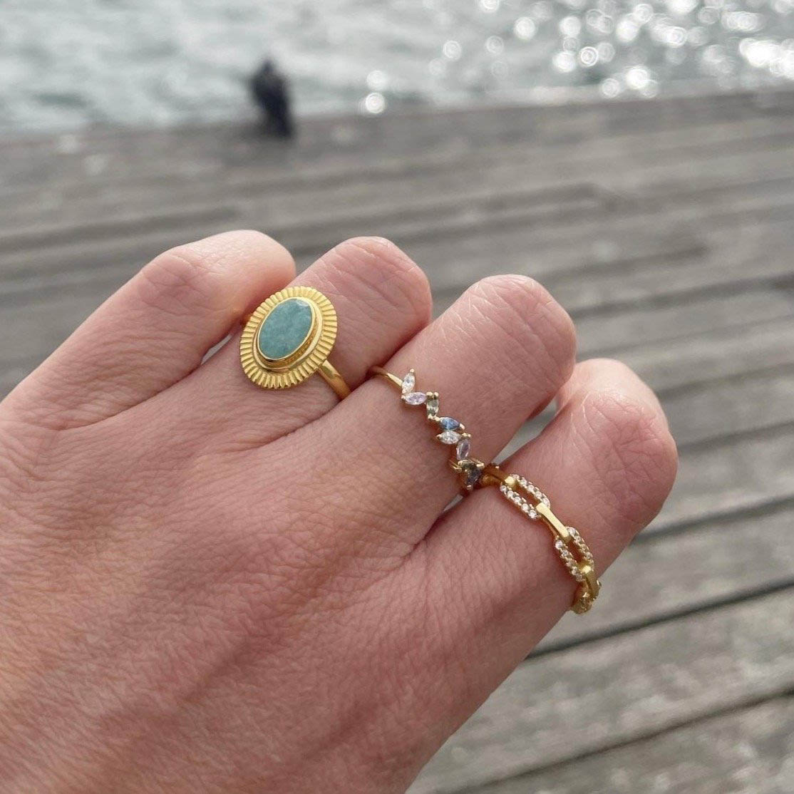 Amazonite gold