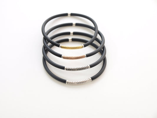 Black elegance silver tube - ByMirelae