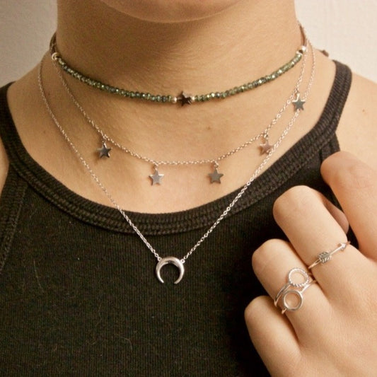 Small moon silver - ByMirelae