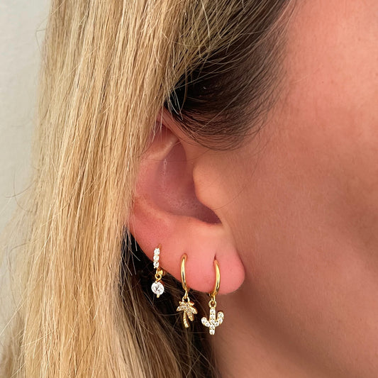 Zirconia cactus gold