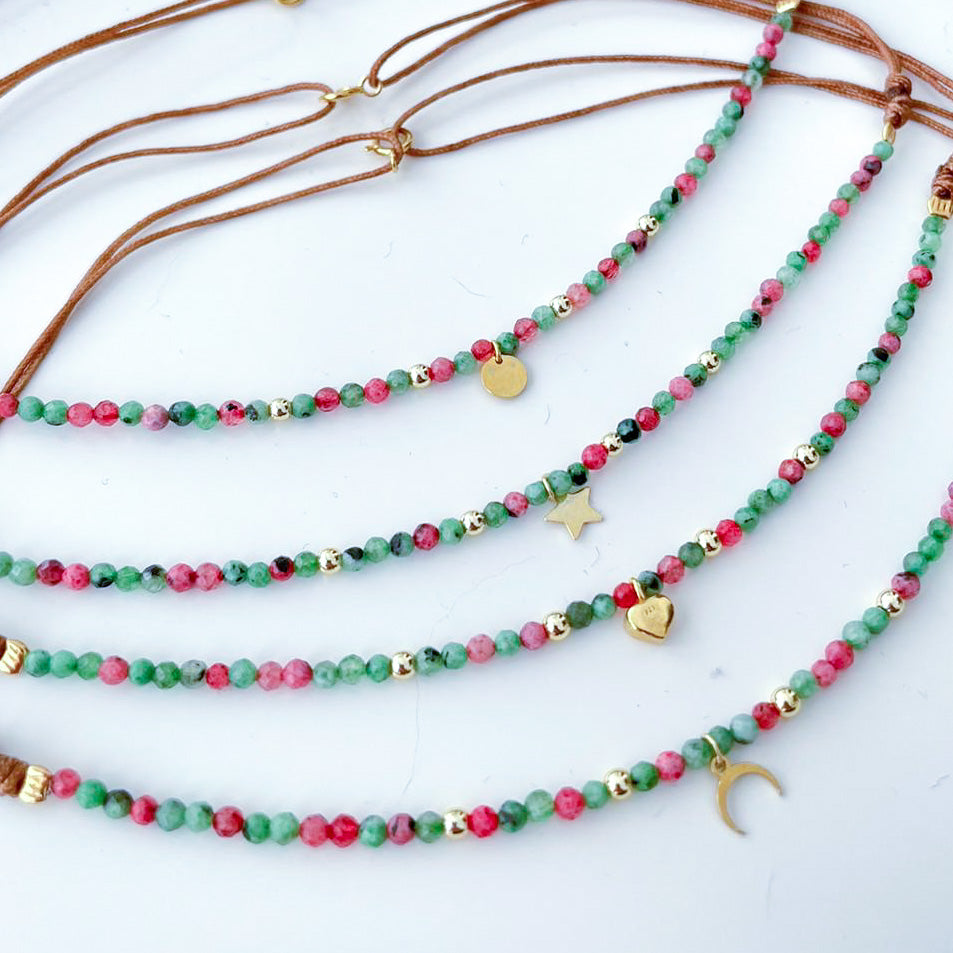 Apatita fucsia gold