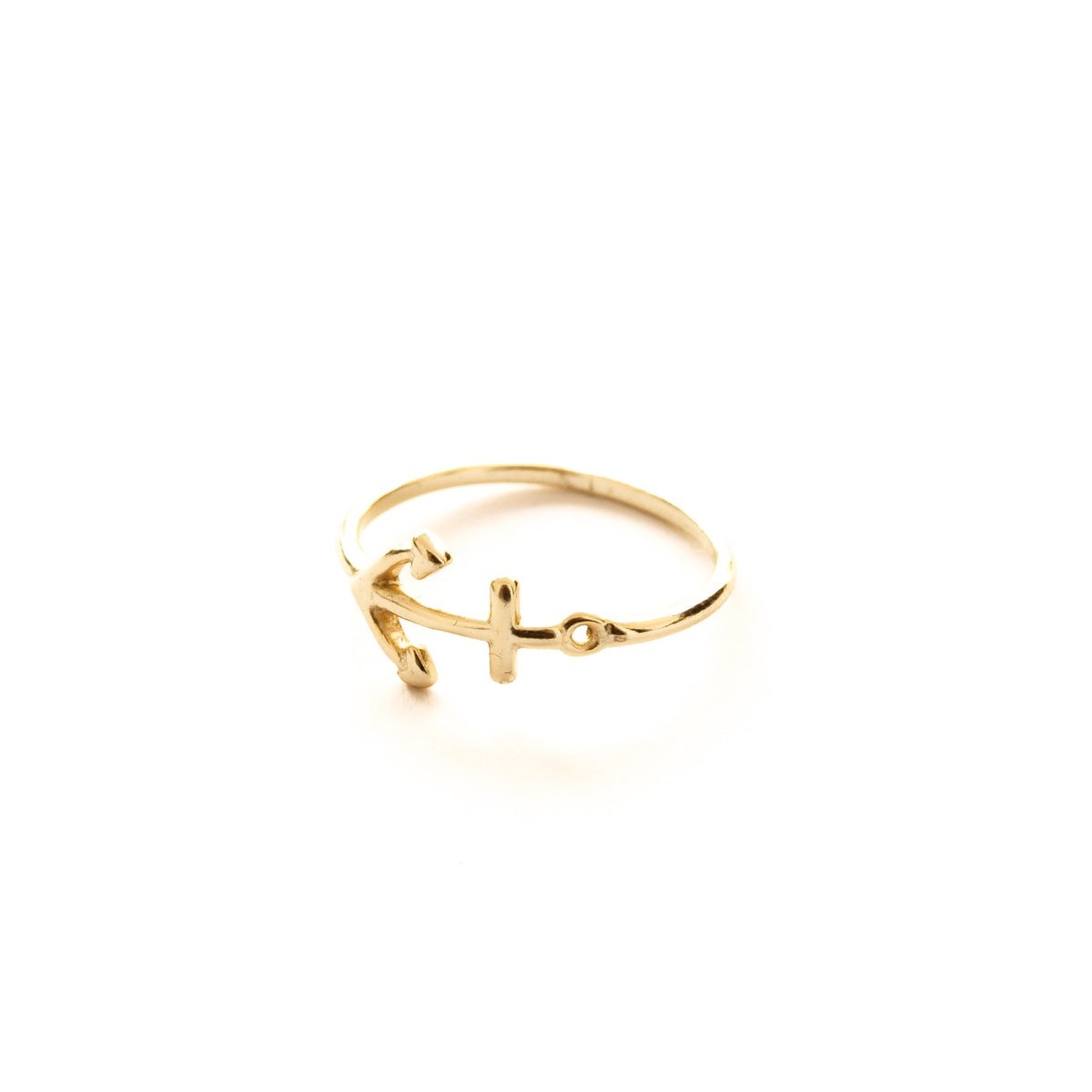 Anchor ring gold - ByMirelae