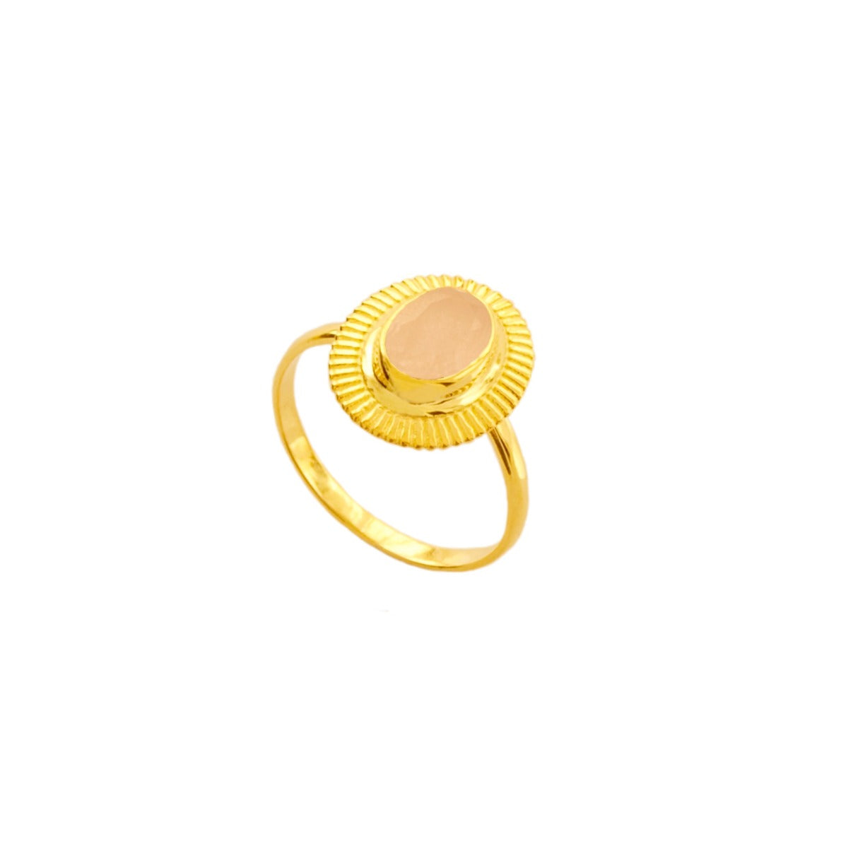 Pink chalcedony gold - ByMirelae