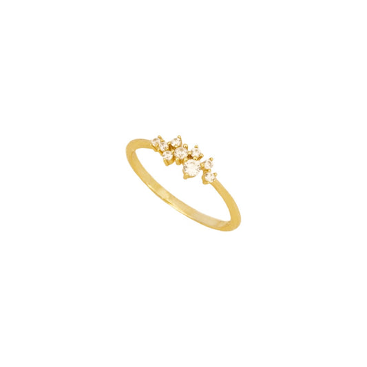 Zirconia stairs gold - ByMirelae