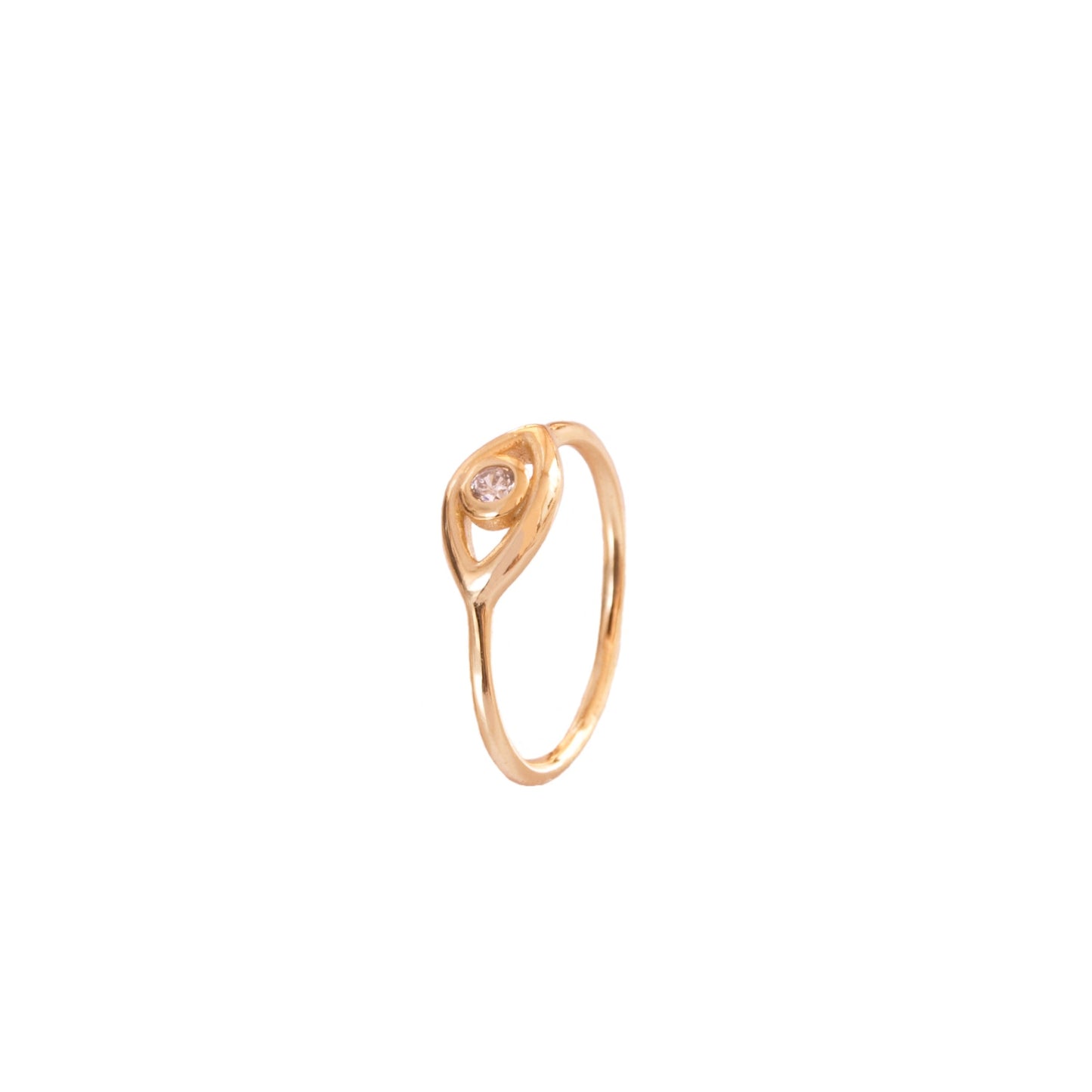 Zirconia eye gold - ByMirelae