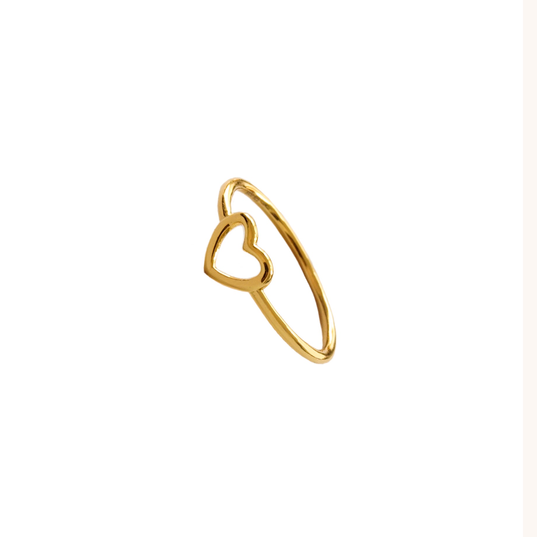 Small heart gold - ByMirelae
