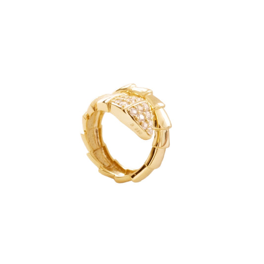 Zirconia snake gold - ByMirelae