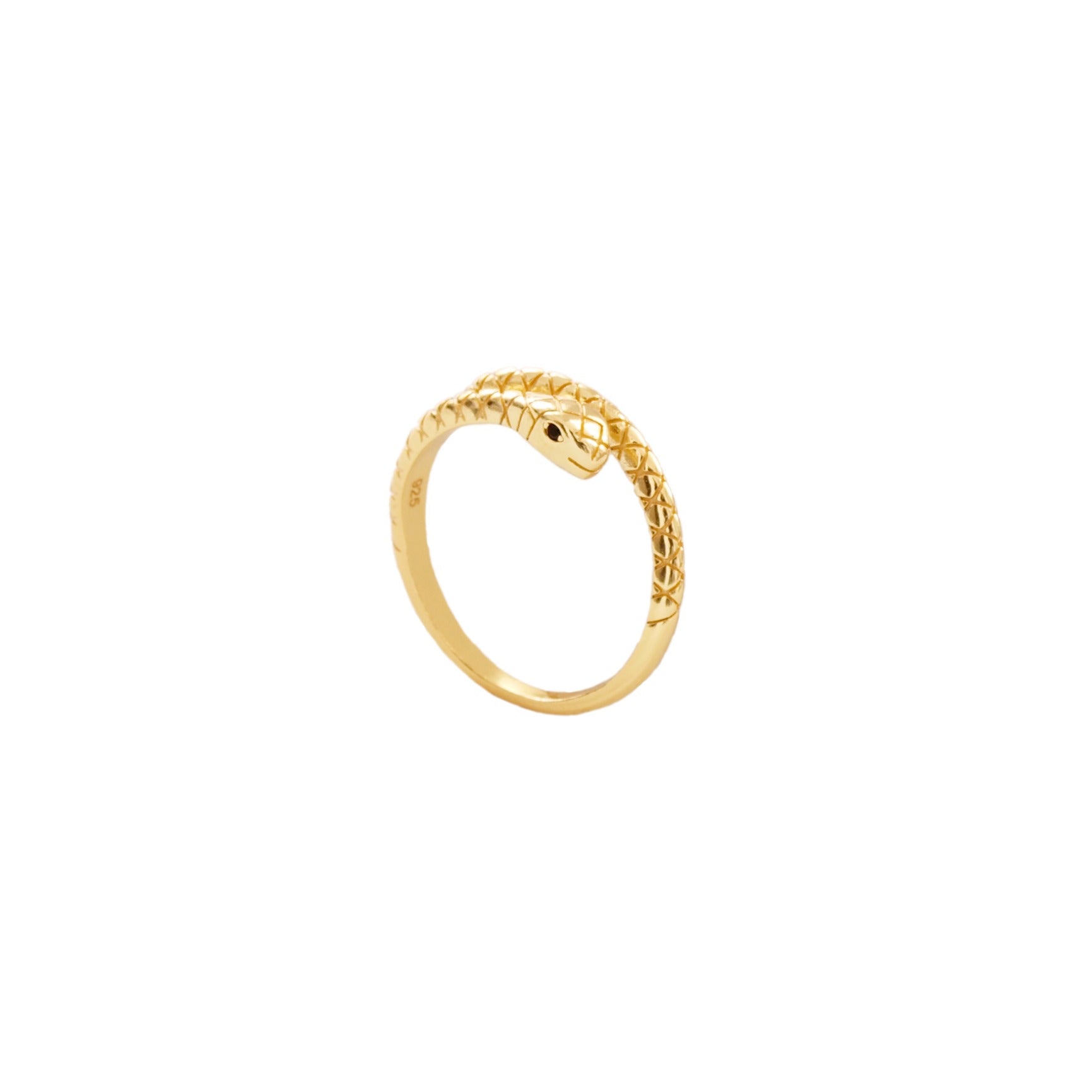 Snake ring gold - ByMirelae