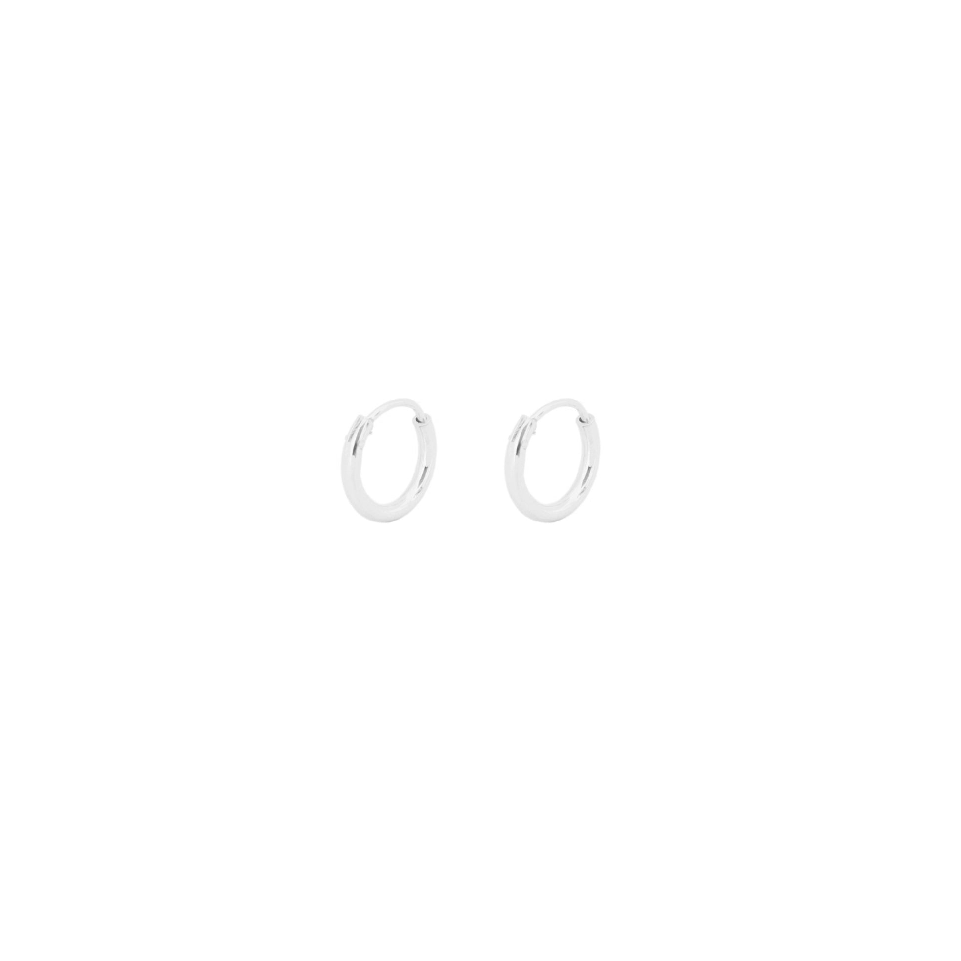 8 mm hoop silver - ByMirelae