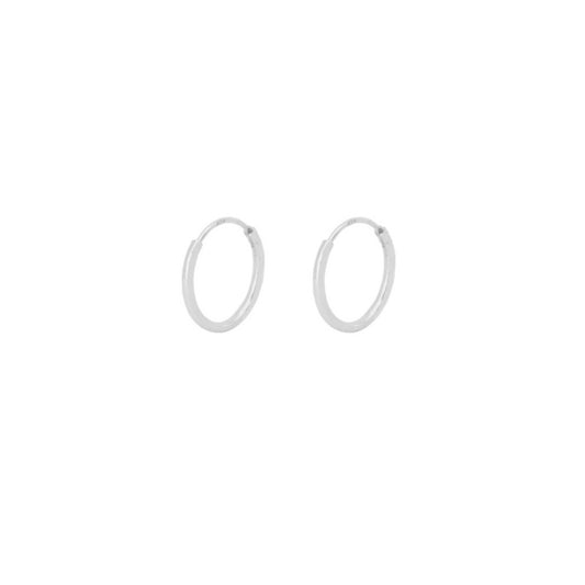 14 mm hoop silver - ByMirelae