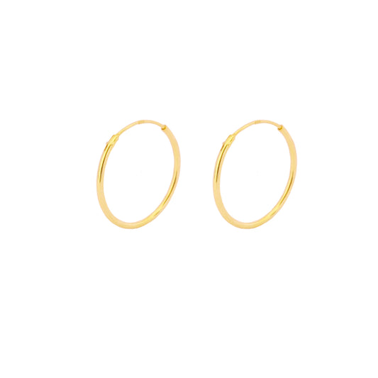 18 mm hoop gold - ByMirelae
