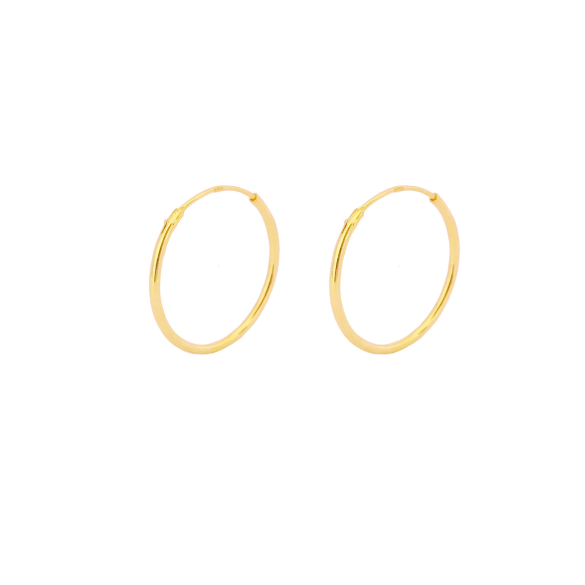 18 mm hoop gold - ByMirelae