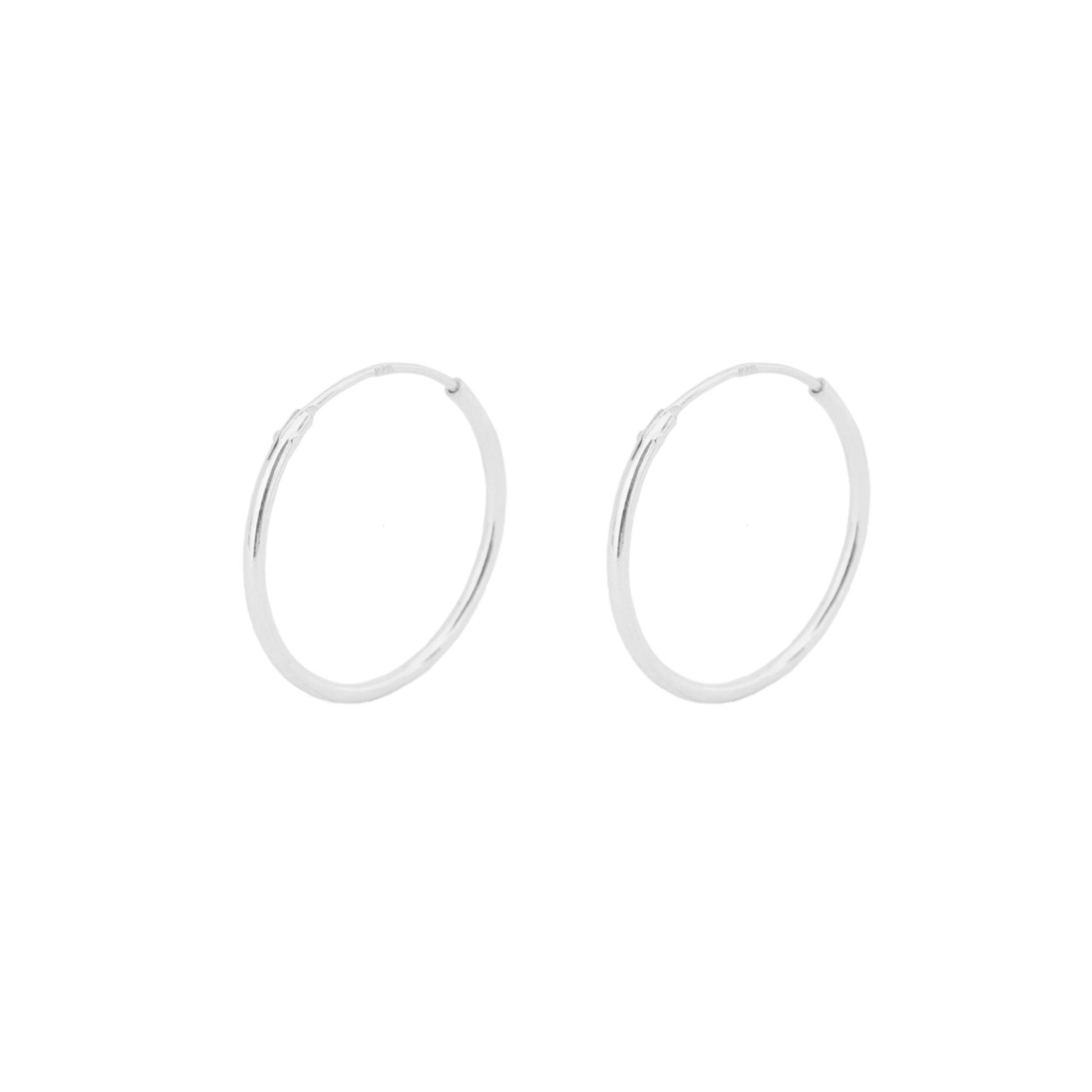 20 mm hoop silver - ByMirelae
