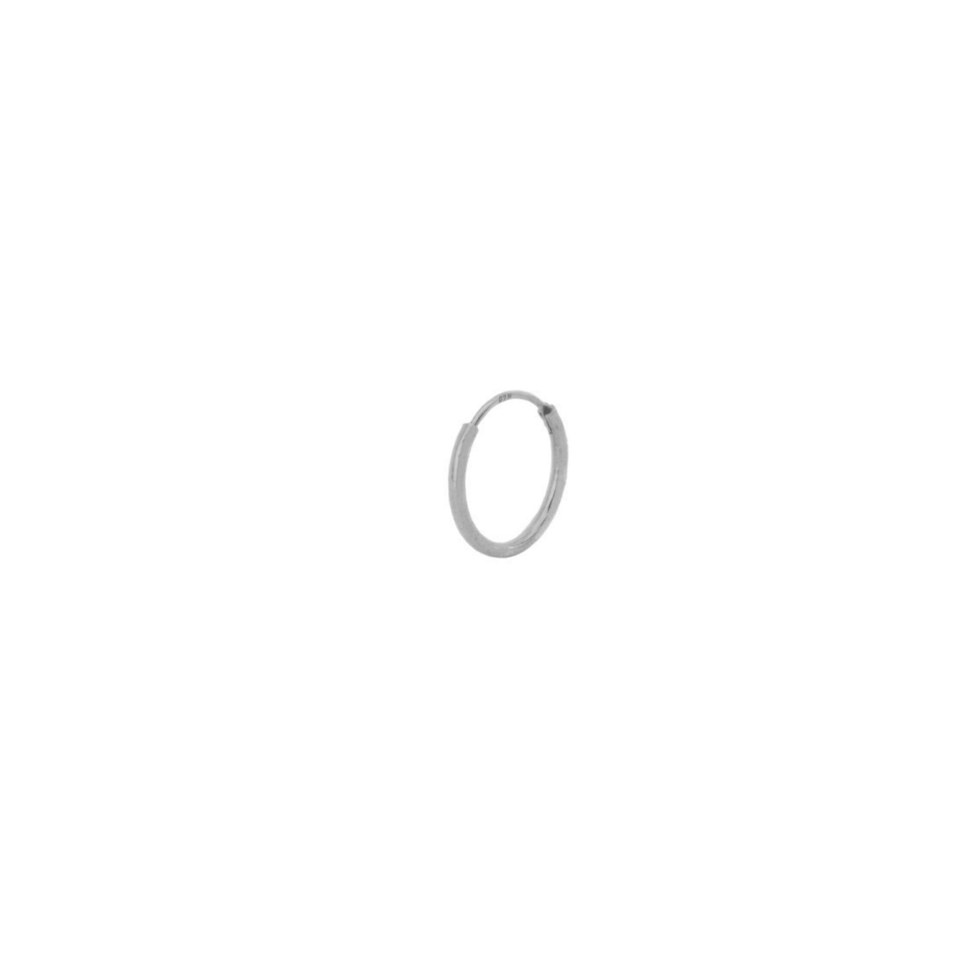 12 mm hoop silver - ByMirelae