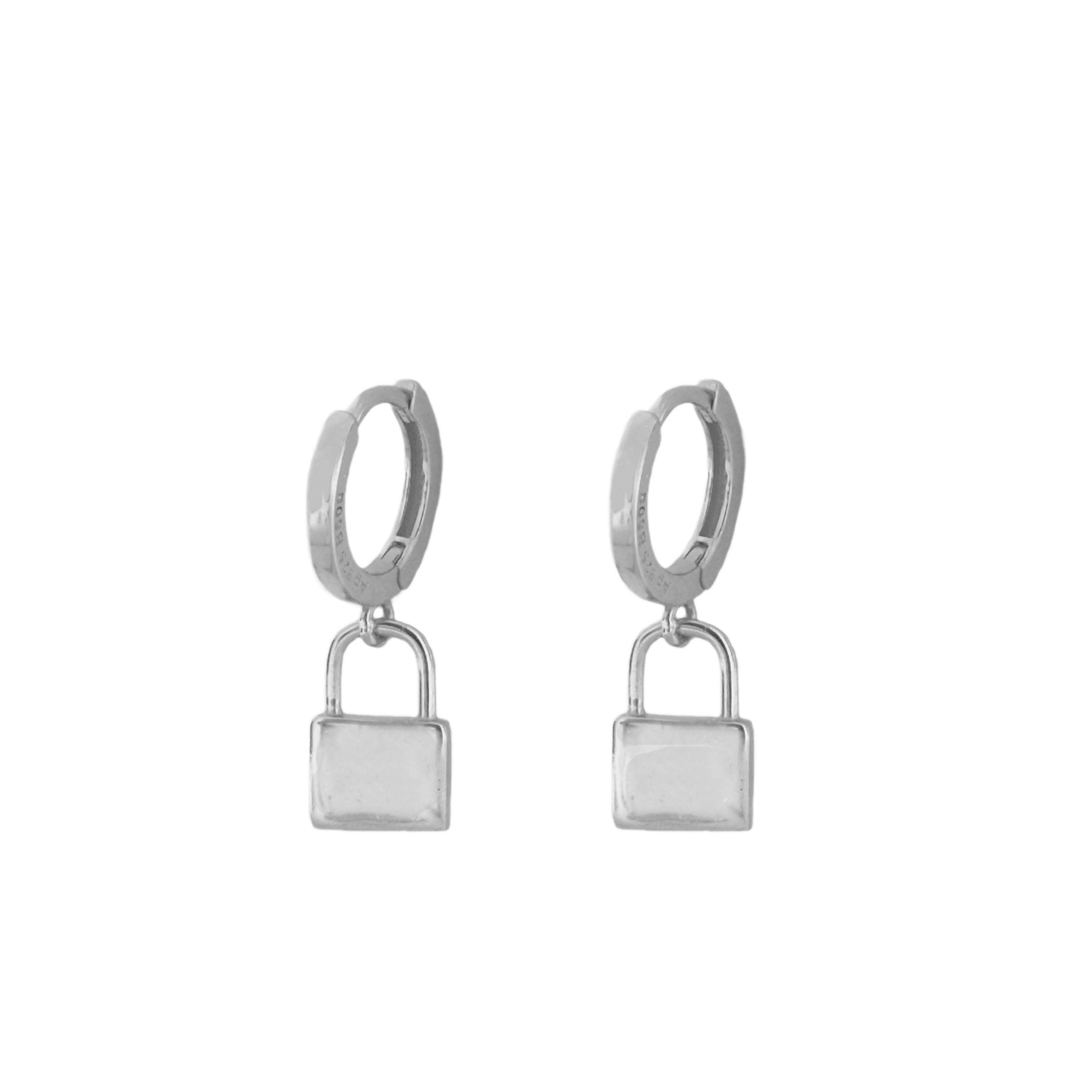 Lock hoop silver - ByMirelae