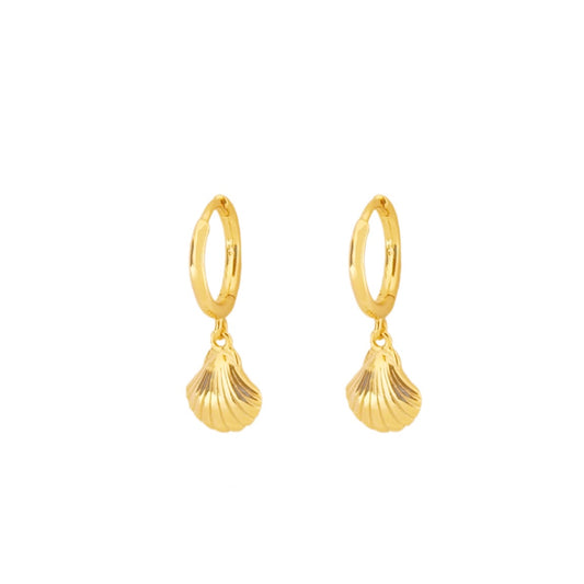 Shell hoop gold - ByMirelae