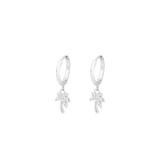 Zirconia palm tree silver - ByMirelae