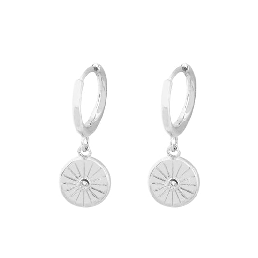 Sun hoop silver - ByMirelae
