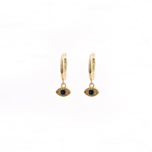 Blue zirconia eye gold - ByMirelae