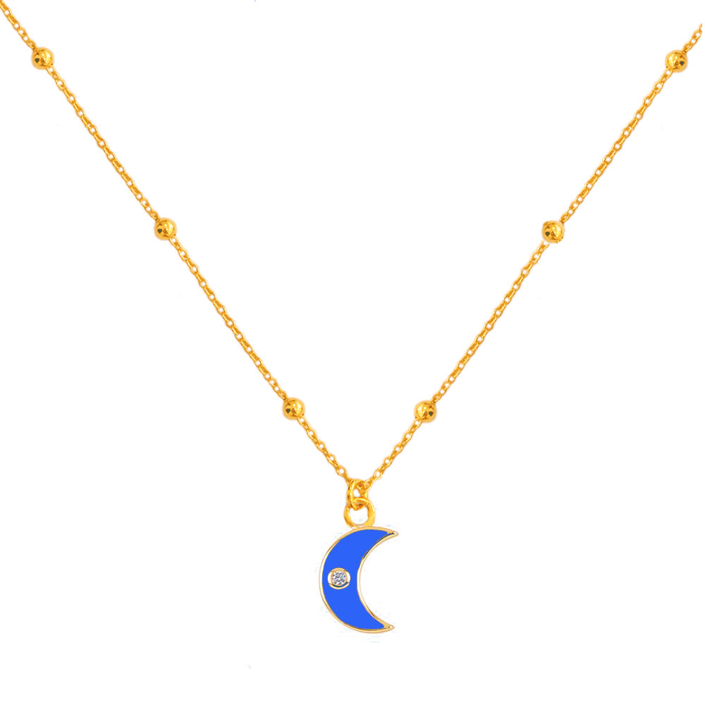 Enamel necklace