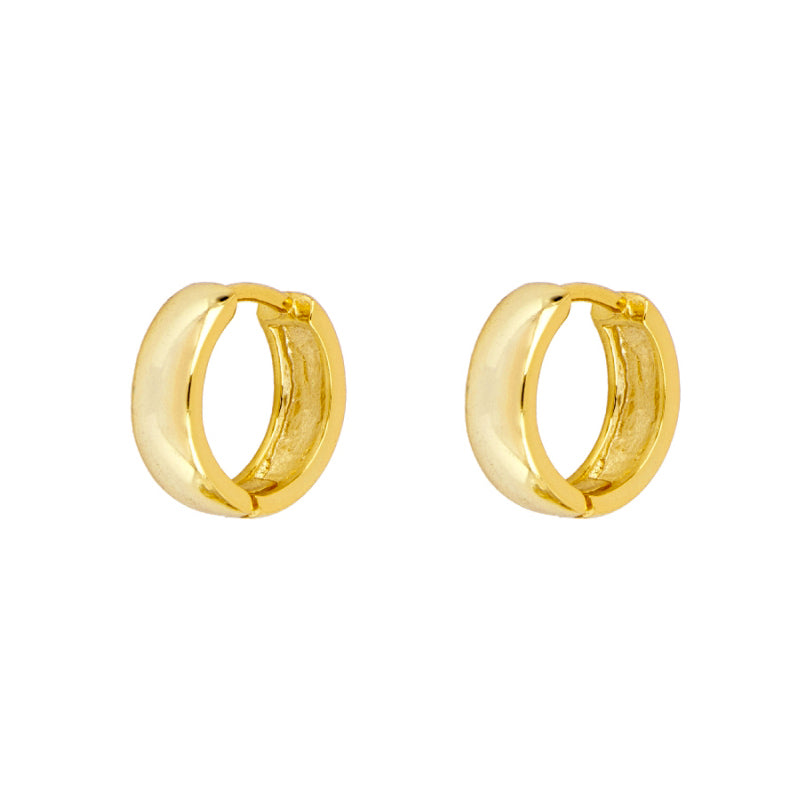 Big plane hoop gold