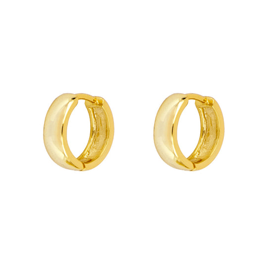 Big plane hoop gold