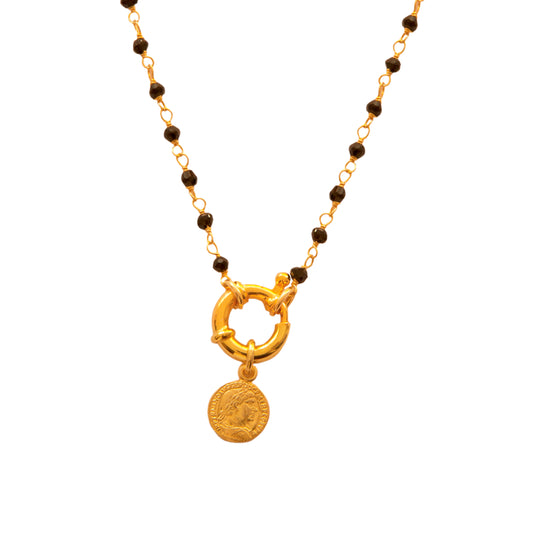 Coin charm gold