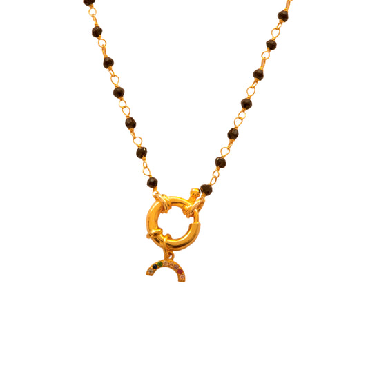 Rainbow charm gold