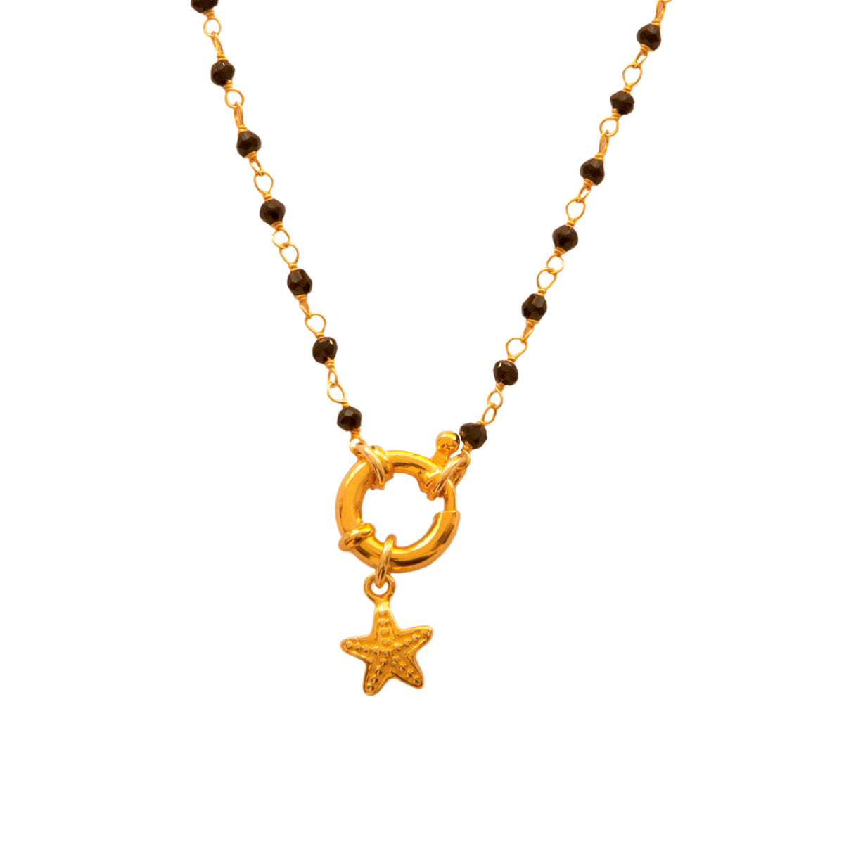 Starfish charm gold