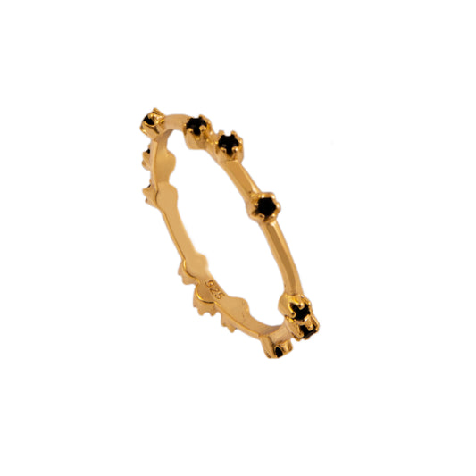 Black zirconia gold