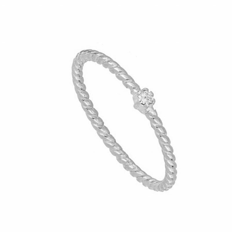 Zirconia braid silver