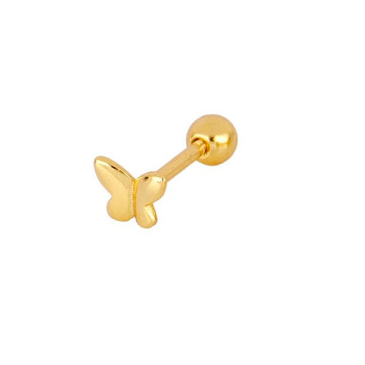 Butterfly piercing gold