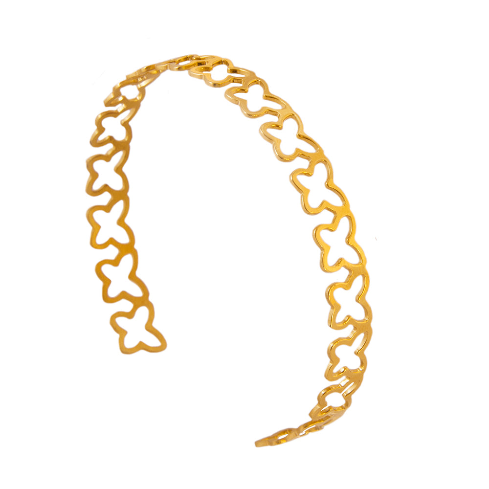 Buttefly bracelet gold