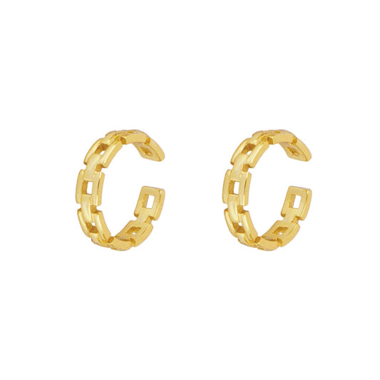 Chain ear cuff gold
